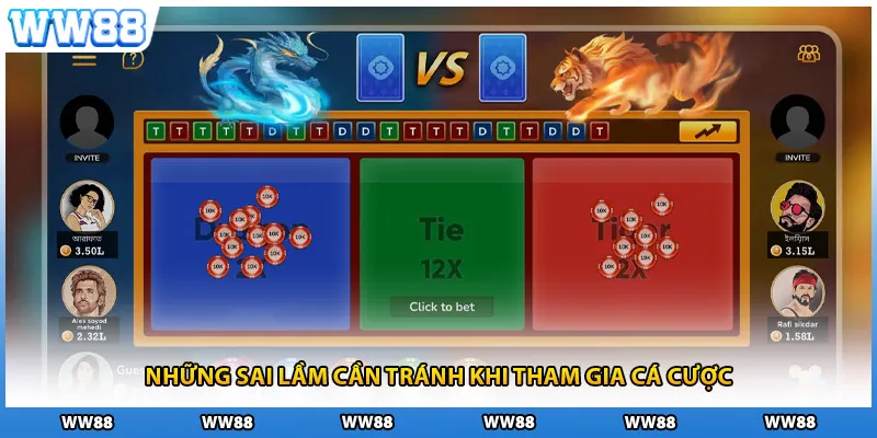 Những sai lầm cần tránh khi tham gia cá cược